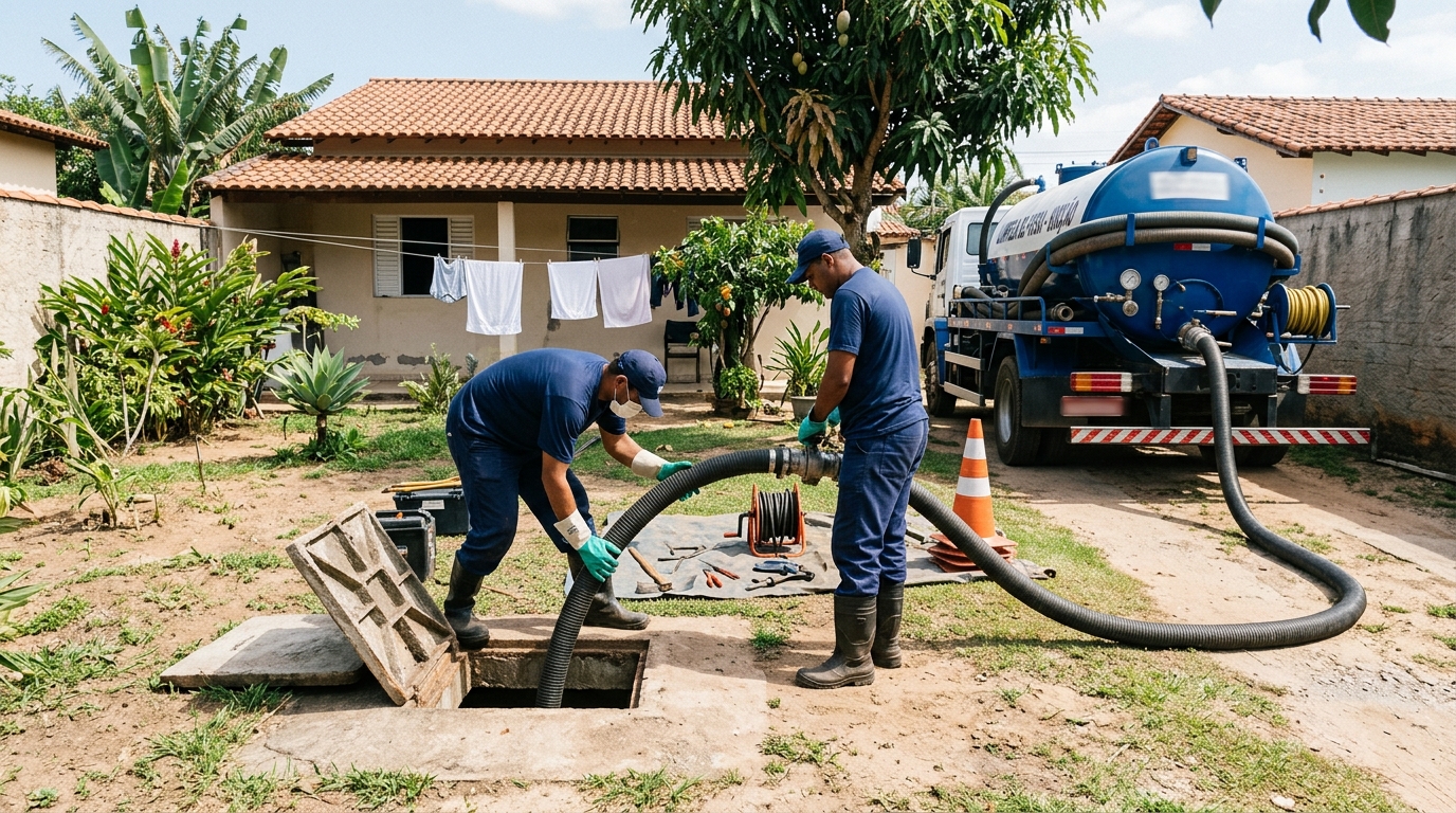Limpeza de fossa séptica em Campinas-SP